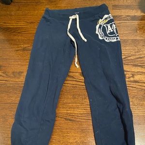 American eagle sweatpants navy blue